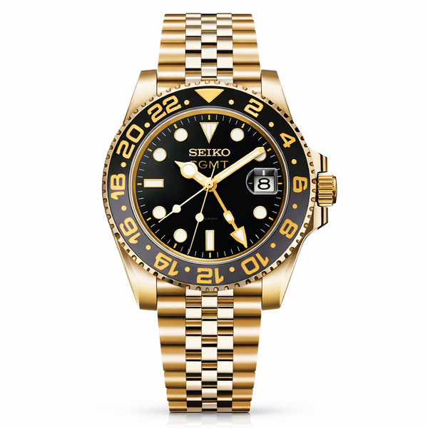 Seiko Mod GMT Gold