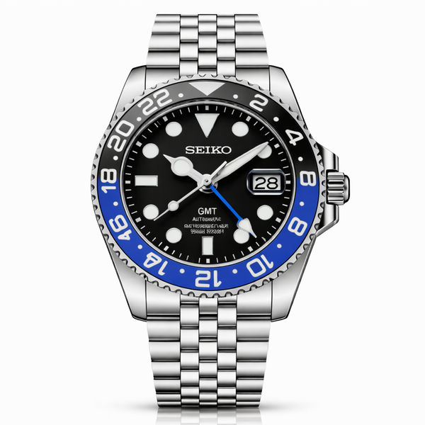 Seiko Mod GMT Batgirl