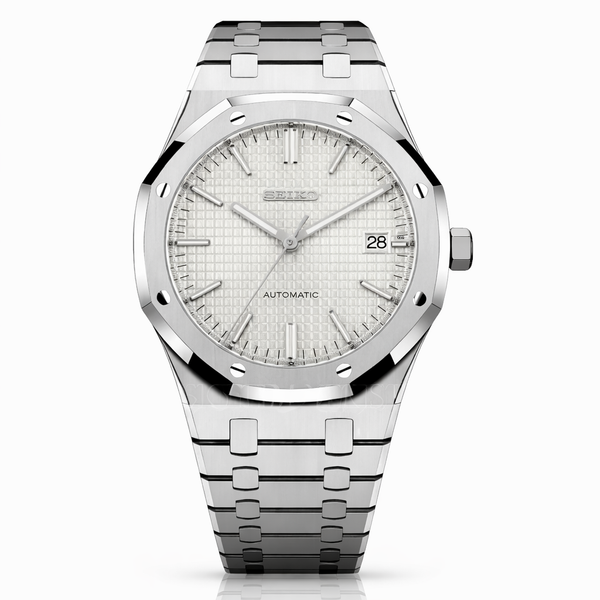 Seiko Mod Royal Oak White