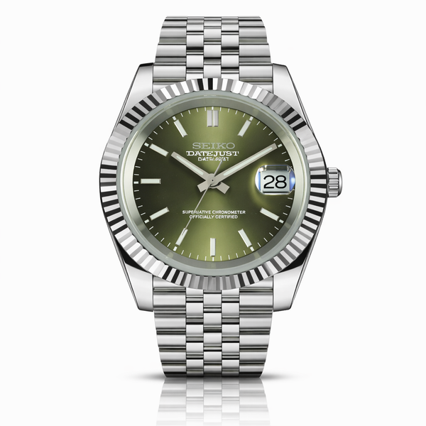 Seiko Mod Datejust Green Olive