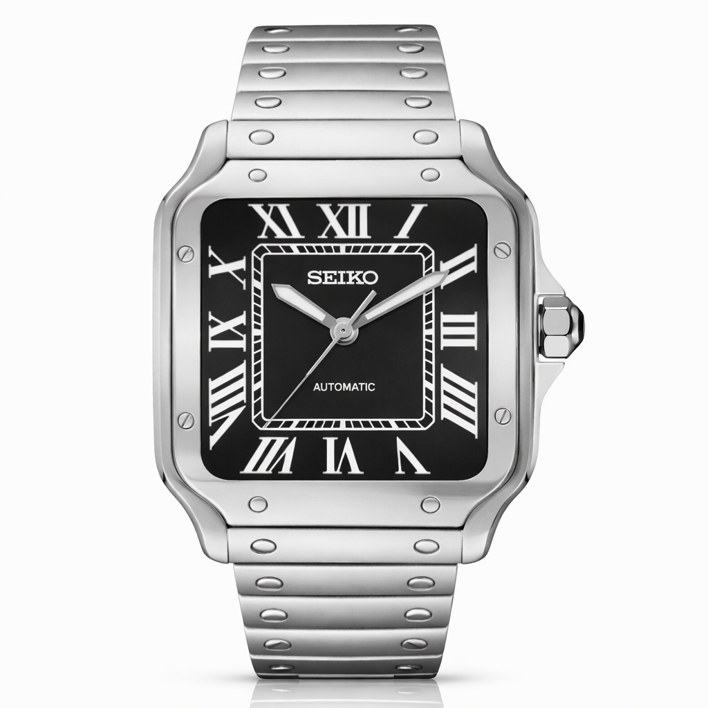 Seiko Mod Santos Black