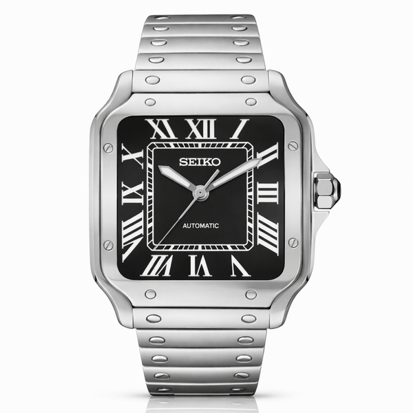 Seiko Mod Santos Black